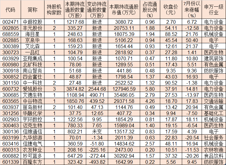 挖掘半年报 QFII都买了啥？