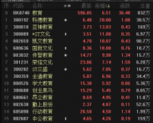 [股市配资赚钱]教培新出路？教育信息化燃了 龙头竞业达获9天7板